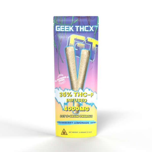 GEEK THCX PRE ROLL STRAWBERRY LEMONADE 