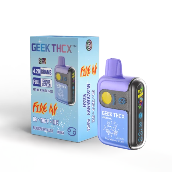 GEEK THCX DISPOSABLE CANCER BLACKBERRY KUSH 
